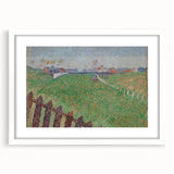 Impressionist Landscape Wall Art – Vibrant Racecourse Scene Print