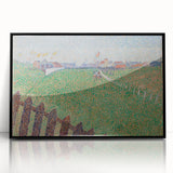 Impressionist Landscape Wall Art – Vibrant Racecourse Scene Print