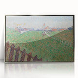 Impressionist Landscape Wall Art – Vibrant Racecourse Scene Print