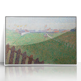 Impressionist Landscape Wall Art – Vibrant Racecourse Scene Print