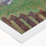 Impressionist Landscape Wall Art – Vibrant Racecourse Scene Print