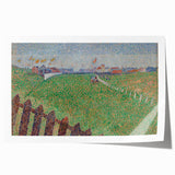 Impressionist Landscape Wall Art – Vibrant Racecourse Scene Print