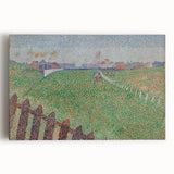 Impressionist Landscape Wall Art – Vibrant Racecourse Scene Print