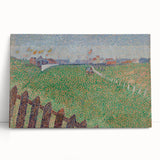 Impressionist Landscape Wall Art – Vibrant Racecourse Scene Print