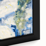 Modern Wall Art: Abstract Fish Composition in Oceanic Blue Tones