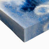 Modern Wall Art: Abstract Fish Composition in Oceanic Blue Tones