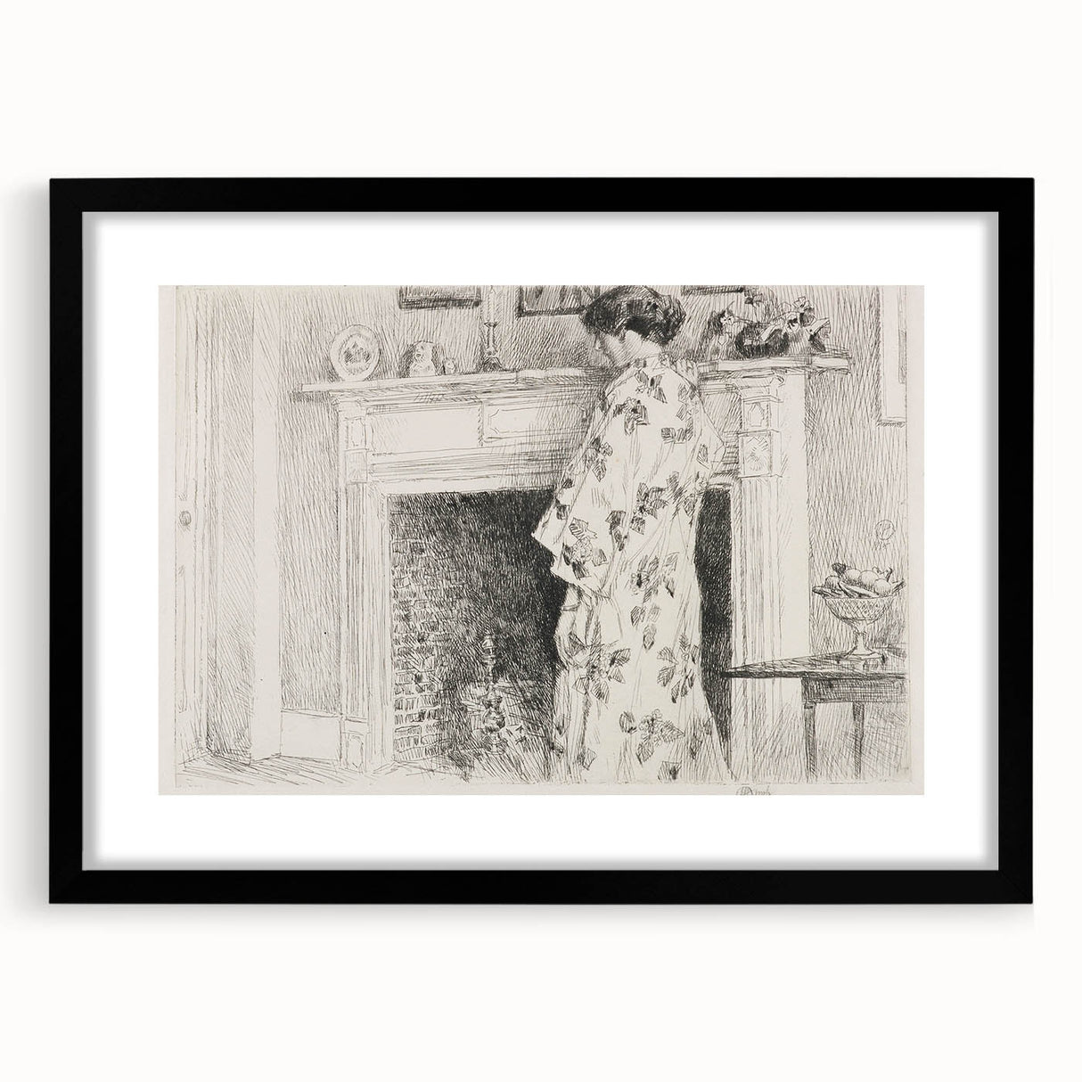 Impressionist Wall Art – The White Kimono by Childe Hassam