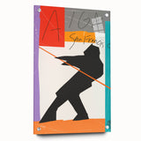 AIGA San Francisco Modern Wall Art – Abstract Vintage Poster