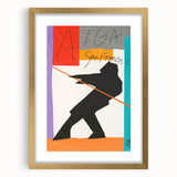 AIGA San Francisco Modern Wall Art – Abstract Vintage Poster