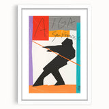AIGA San Francisco Modern Wall Art – Abstract Vintage Poster