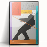 AIGA San Francisco Modern Wall Art – Abstract Vintage Poster
