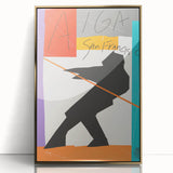 AIGA San Francisco Modern Wall Art – Abstract Vintage Poster