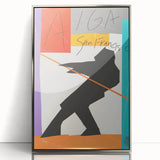 AIGA San Francisco Modern Wall Art – Abstract Vintage Poster