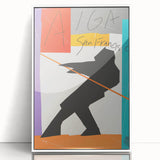 AIGA San Francisco Modern Wall Art – Abstract Vintage Poster