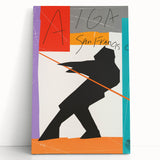AIGA San Francisco Modern Wall Art – Abstract Vintage Poster
