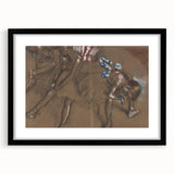 Impressionist Ballet Wall Art – Three Dancers Resting by Edgar Degas