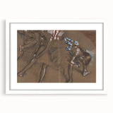 Impressionist Ballet Wall Art – Three Dancers Resting by Edgar Degas