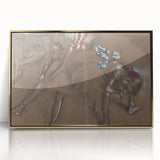 Impressionist Ballet Wall Art – Three Dancers Resting by Edgar Degas