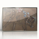 Impressionist Ballet Wall Art – Three Dancers Resting by Edgar Degas