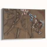 Impressionist Ballet Wall Art – Three Dancers Resting by Edgar Degas