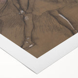 Impressionist Ballet Wall Art – Three Dancers Resting by Edgar Degas