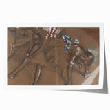 Impressionist Ballet Wall Art – Three Dancers Resting by Edgar Degas