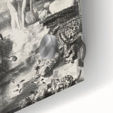 Farewell to Utopia Modern Wall Art – Monochrome Contemporary Decor