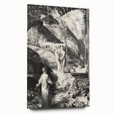 Farewell to Utopia Modern Wall Art – Monochrome Contemporary Decor