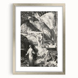 Farewell to Utopia Modern Wall Art – Monochrome Contemporary Decor