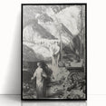 Farewell to Utopia Modern Wall Art – Monochrome Contemporary Decor