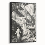 Farewell to Utopia Modern Wall Art – Monochrome Contemporary Decor