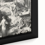 Farewell to Utopia Modern Wall Art – Monochrome Contemporary Decor