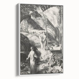Farewell to Utopia Modern Wall Art – Monochrome Contemporary Decor