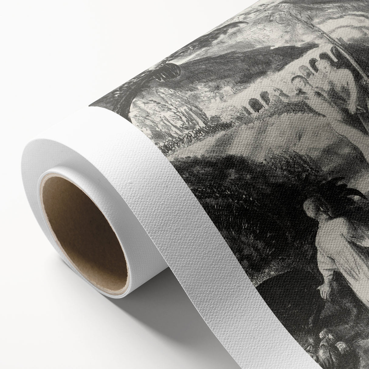 Farewell to Utopia Modern Wall Art – Monochrome Contemporary Decor