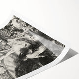 Farewell to Utopia Modern Wall Art – Monochrome Contemporary Decor