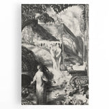 Farewell to Utopia Modern Wall Art – Monochrome Contemporary Decor