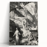 Farewell to Utopia Modern Wall Art – Monochrome Contemporary Decor