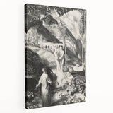 Farewell to Utopia Modern Wall Art – Monochrome Contemporary Decor