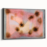 Modern Wall Art: Abstract Botanical Composition in Warm Tones