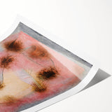 Modern Wall Art: Abstract Botanical Composition in Warm Tones