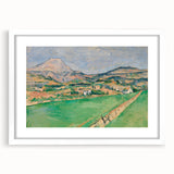 Impressionist Landscape Wall Art – Mont Sainte-Victoire by Cézanne