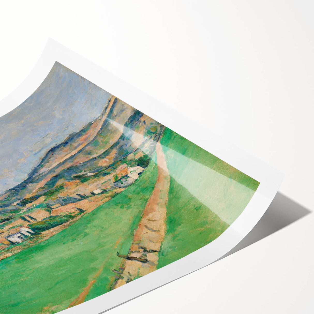 Impressionist Landscape Wall Art – Mont Sainte-Victoire by Cézanne