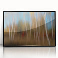 Echoes of Autumn – Abstract Forest Scene in Vertical Color Motion