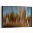 Echoes of Autumn – Abstract Forest Scene in Vertical Color Motion