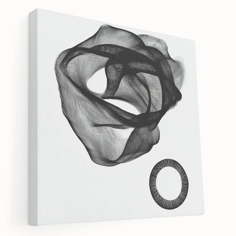 Modern Monochrome Bedroom Wall Art – Black and White Canvas