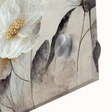 Elegant Floral Living Room Wall Art – Modern Framed Canvas Decor