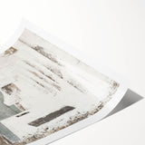 Abstract architectural wall art print showcasing geometric shapes and vibrant colors, rolled for easy shipping and display in modern interiors. Perfect for adding a contemporary touch to any space.