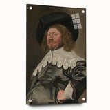 Baroque Portrait Art - Historical Antique Print for Elegant Wall Décor