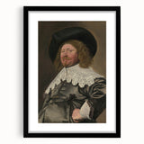 Baroque Portrait Art - Historical Antique Print for Elegant Wall Décor