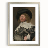 Baroque Portrait Art - Historical Antique Print for Elegant Wall Décor